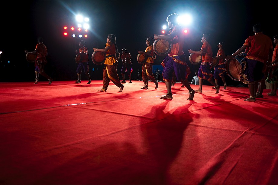 Parimala Devi & Group (Folk) (Mamallapuram Dance Festival 2012 - Folk dance)